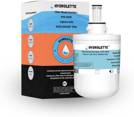Water Filter Replacement for DA29-00003G, HYD-003R Compatible with Samsung DA29-00003B DA29-00003F Aqua-Pure Plus HAFCU1 RFG237AARS FMS-1 RS22HDHPNSR WSS-1, 1 Pack